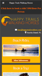 Mobile Screenshot of happytrailswalkers.com