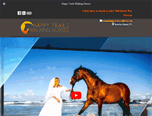 Tablet Screenshot of happytrailswalkers.com